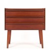 Teak Mid-Century vintage Danish small chest of drawers