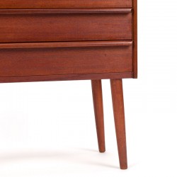 Teak Mid-Century vintage Danish small chest of drawers