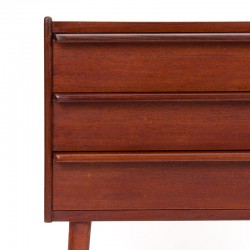 Teak Mid-Century vintage Danish small chest of drawers