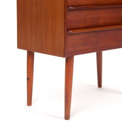 Teak Mid-Century vintage Danish small chest of drawers