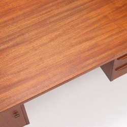 Gunnar Nielsen Tibergaard teak vintage Danish desk