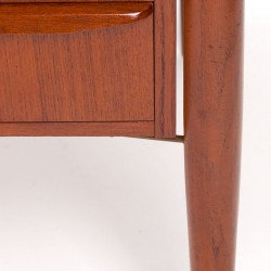 Gunnar Nielsen Tibergaard teak vintage Danish desk