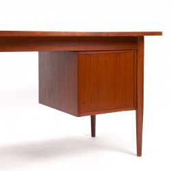 Gunnar Nielsen Tibergaard teak vintage Danish desk