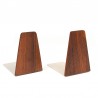 Set of vintage rosewood Danish bookends