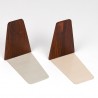 Set of vintage rosewood Danish bookends