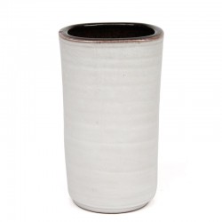 White glazed vintage Mobach model 339 vase