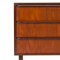 Mid-Century Danish small model chest of drawers with 3 drawers