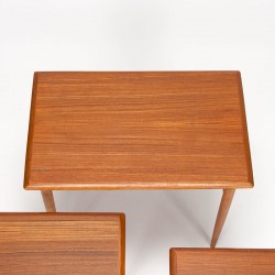 Nesting tables/side tables vintage Danish design in teak