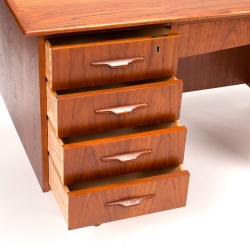 Mid-Century Danish teak vintage desk sixties