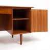 Mid-Century Deens teakhouten vintage bureau zestiger jaren