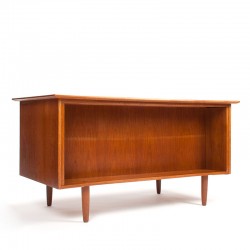 Mid-Century Deens teakhouten vintage bureau zestiger jaren