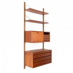 Danish teak Royal System design Poul Cadovius