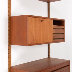 Danish teak Royal System design Poul Cadovius