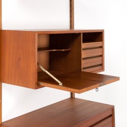 Danish teak Royal System design Poul Cadovius