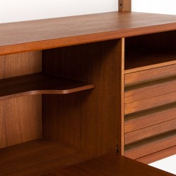 Danish teak Royal System design Poul Cadovius