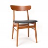 Deense Mid-Century eetkamerstoelen set van 4