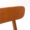 Deense Mid-Century eetkamerstoelen set van 4