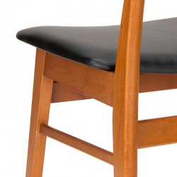 Deense Mid-Century eetkamerstoelen set van 4