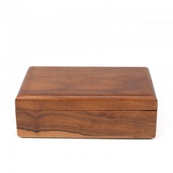 Small model vintage rosewood storage box