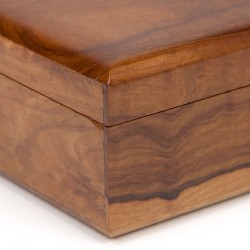 Small model vintage rosewood storage box