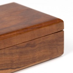 Small model vintage rosewood storage box