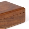 Small model vintage rosewood storage box