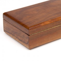 Small model vintage rosewood storage box