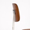 Set of 4 wooden Revolt chairs designed by Friso Kramer