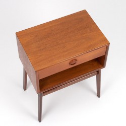 Danish Mid-Century Vintage Teak Bedside Table