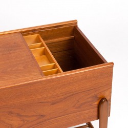 Mid-Century Danish Vintage Sewing Cabinet in Teak