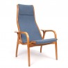 Lamino vintage Swedish design armchair designed by Yngve Ekström