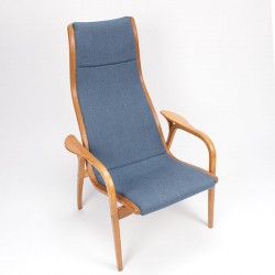 Lamino vintage Swedish design armchair designed by Yngve Ekström