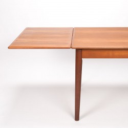 Mid-Century teak Danish extendable vintage dining table