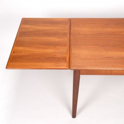 Mid-Century teak Danish extendable vintage dining table