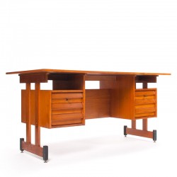 Italiaans Mid-Century vintage design bureau jaren 50/60